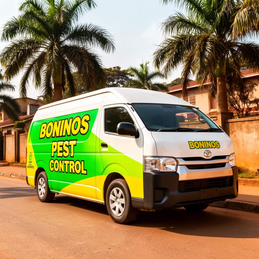 Boninos Pest Control branded service vehicle in Nairobi